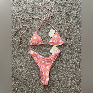 Aurelle bikini - never worn with tags on. Size S top and Size M bottoms